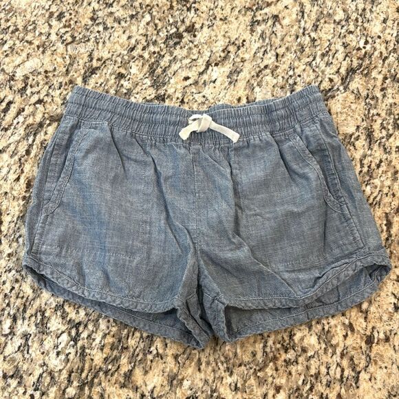 Crewcuts Blue Jean chambray Shorts Elastic Waist kids size 10 - Picture 6 of 6